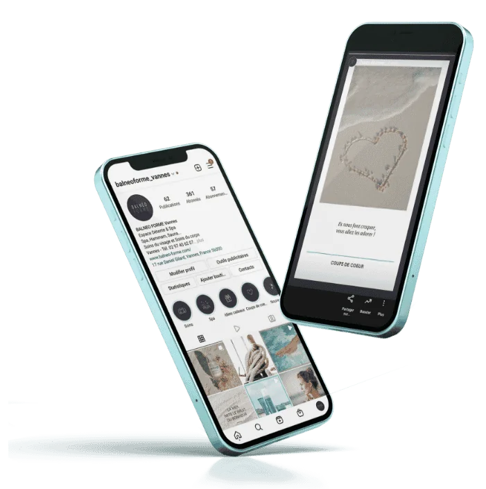 2 téléphones portables