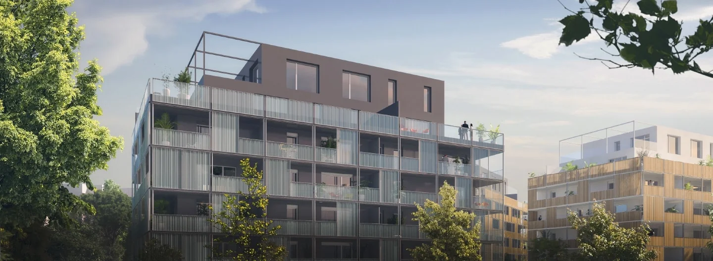 visuel 3D d'un promgramme immobilier Immo Golfe Bretagne